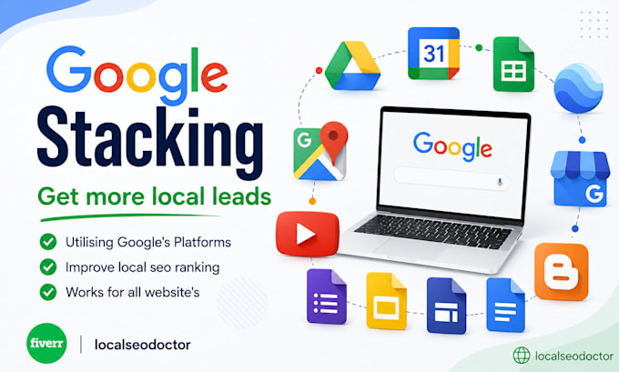 do google authority stacking to improve your gmb ranking and local seo