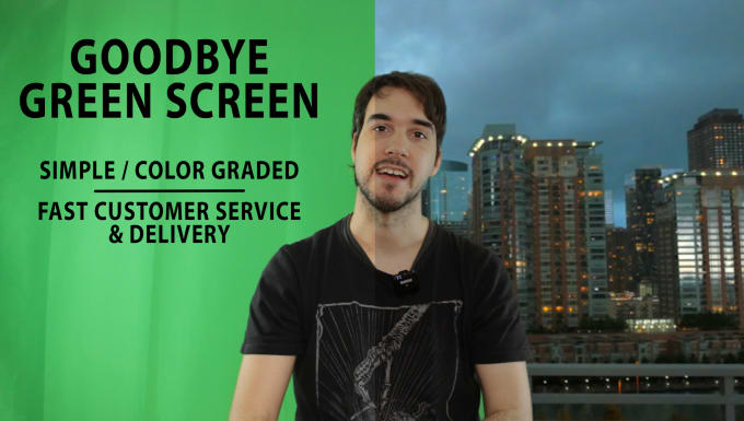remove the green screen from your videos