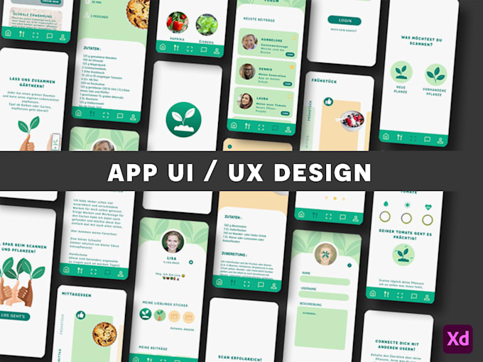 Design and prototype modern ui ux design for your mobile app by ...