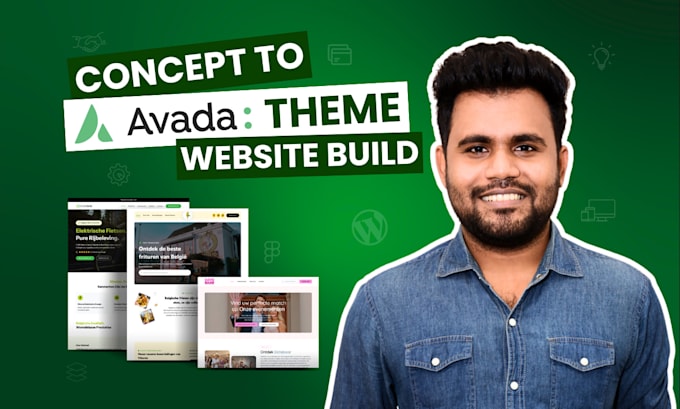 convert ai, figma, xd, PSD design or any concept into an avada wordpress website