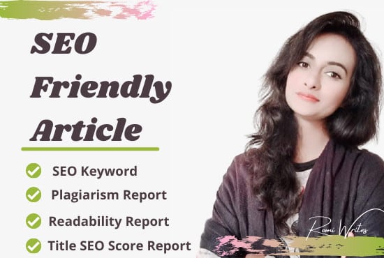 write best selling SEO friendly article in 24h