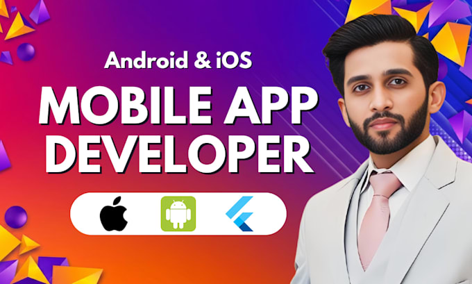 develop a professional flutter mobile app for android and ios