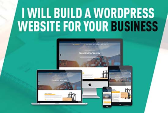 create branding business wordpress website