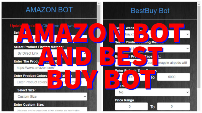 Buying Bot App