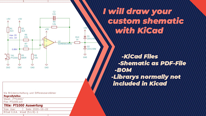create high quality kicad schematic designs