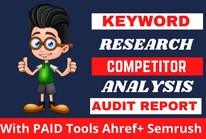 do indepth SEO keyword research and competitor analysis