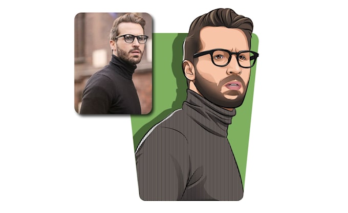 draw professional cartoon avatar for your business
