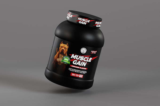 design supplement label design and wrapper