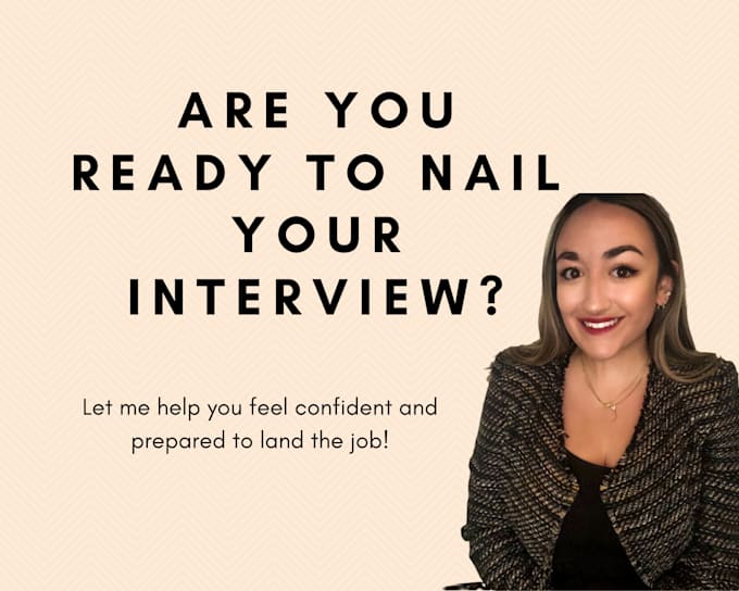 I will conduct a mock interview so you land the job