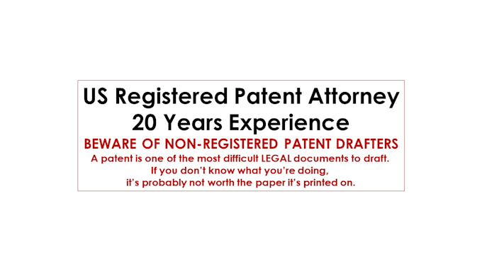 I will write a US provisional patent application