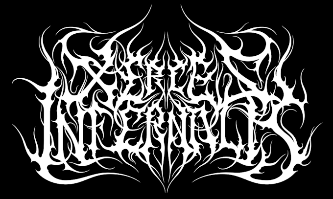 create black metal logo bands