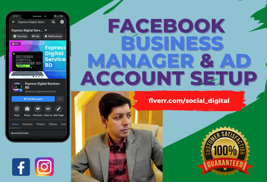 create facebook business  manager and ad account