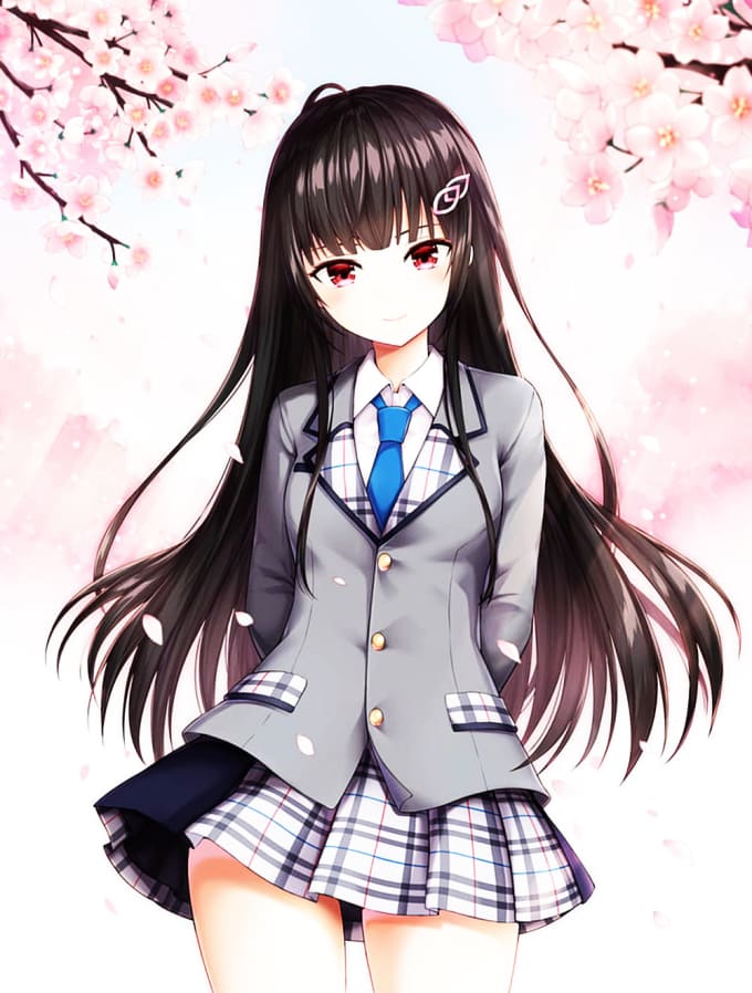 draw anime style illustration