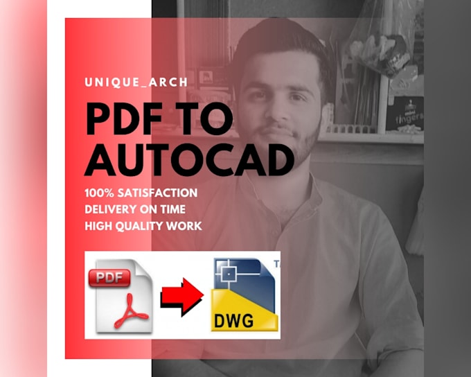 convert pdf to autocad or dwg or cad