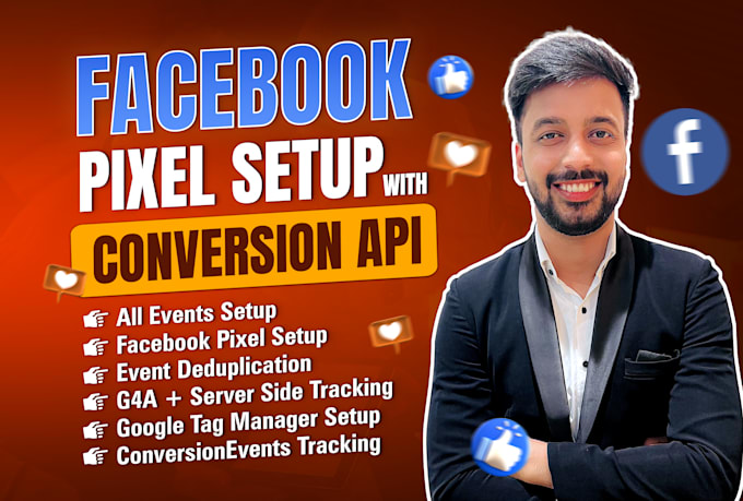 fix or setup meta facebook pixel conversion API shopify wordpress, ga4, gtm