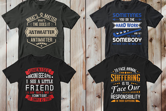 do typography tshirt design and svg files