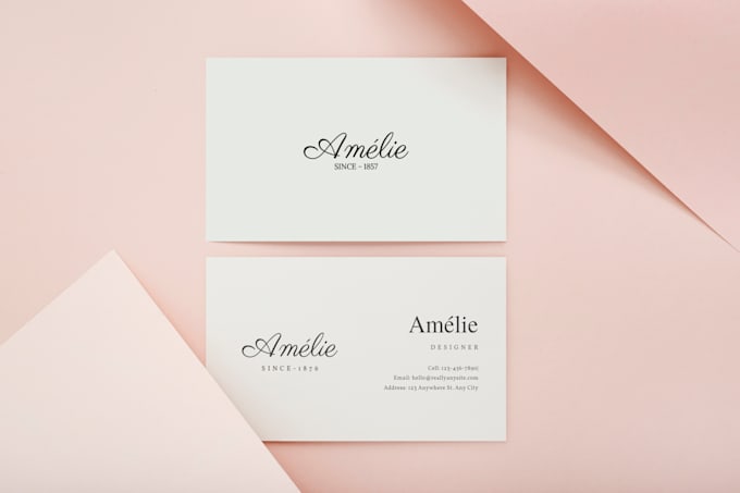 design the most elegant business card