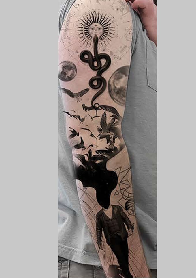 design a unique and custom tattoo for you