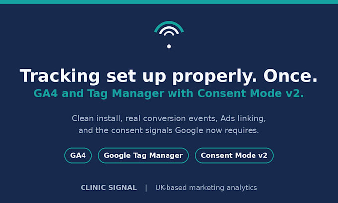 set up ga4 and google tag manager tracking with consent mode v2
