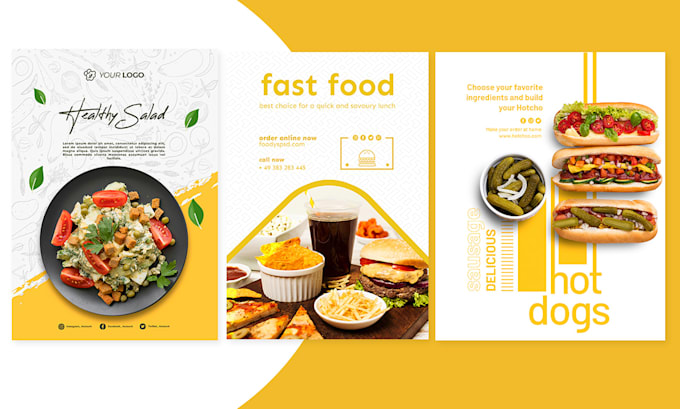 design advertising poster, flyer, and brochure