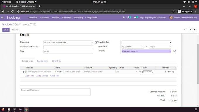 create custom qweb PDF and excel report in odoo
