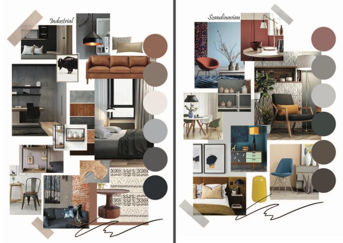 how to create mood board for interior design