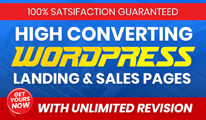 create premium quality landing page for shopify or wordpress landing page