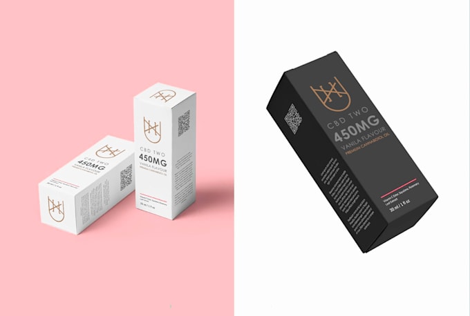 design elegant and minimal packaging or label