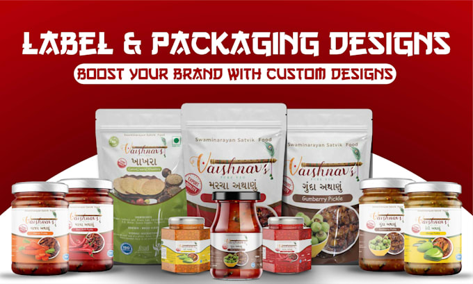 do product packaging , box, pouch, jar, bottle label design