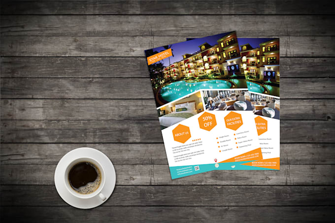 design a professional and creative flyer
