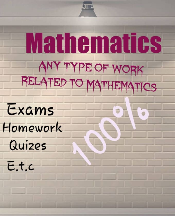 assist you in math problems, assignments and quiz