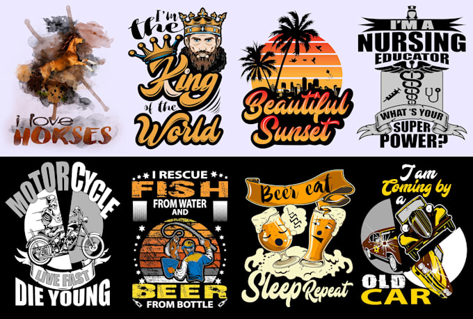 Big Deals! I will do custom graphic t shirt design for your pod business