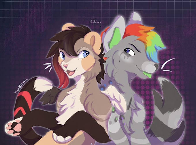 make furry couple art