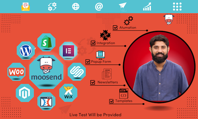 do moosend integration, automation, forms, newsletter, email