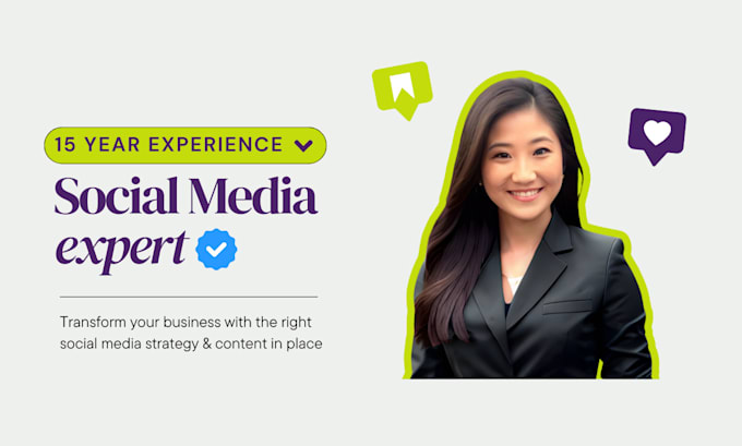 be your social media marketing manager