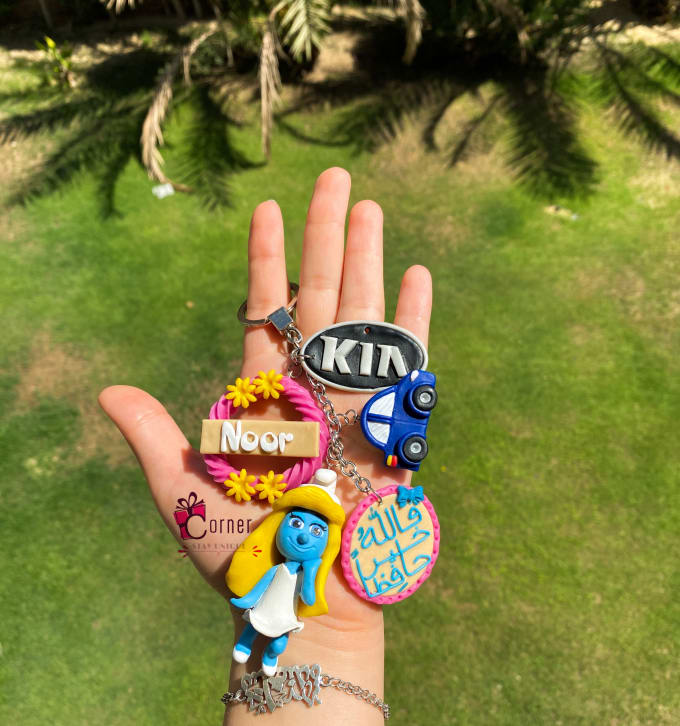 Design polymer clay jewelry by Shahenda wageh Fiverr