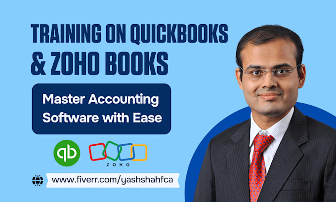 provide training or consultancy on quick books or zoho books