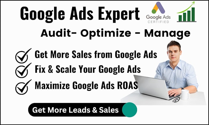 optimize and manage google ads campaign or audit adwords campaign