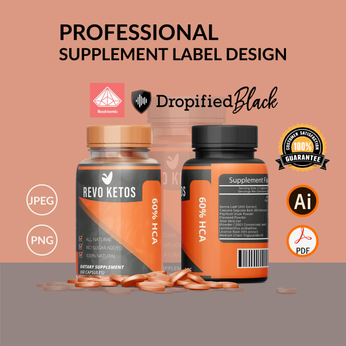 Create 3 supplement label design for your supplement store by ...