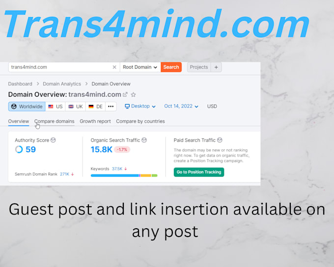 guest post and link building on any post on trans4mind