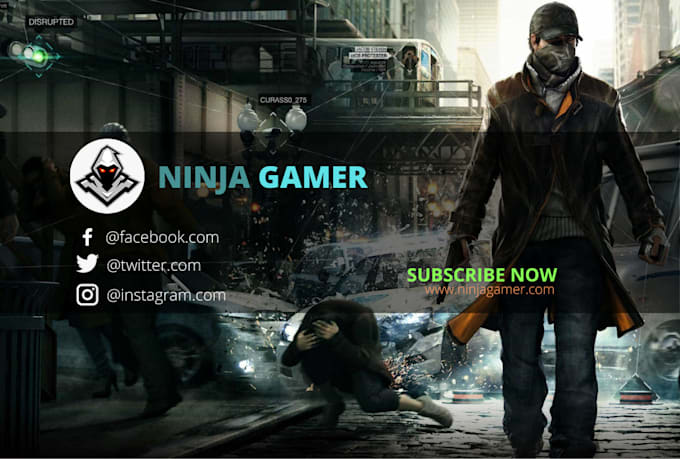 do setup youtube cover art banner image design