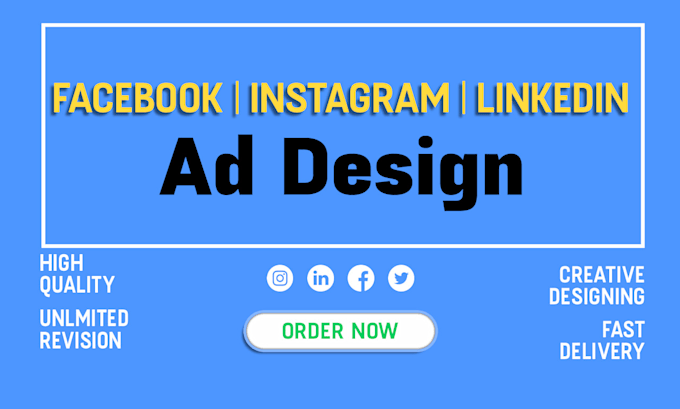 design social media ads for linkedin ads design