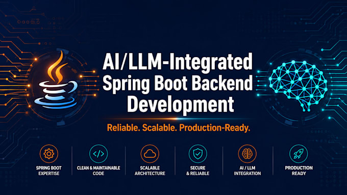 build an ai llm integrated spring boot backend for your app