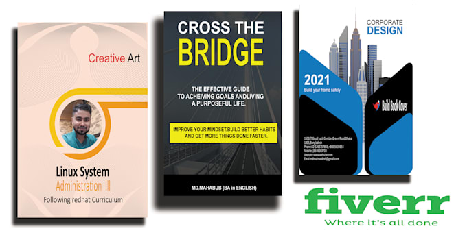 create a luxury e book and print ready cover design