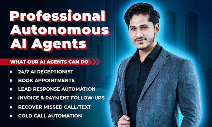 build ai receptionist and voice agent for sales and appointment booking
