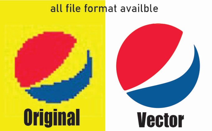 raster to vector tracing, logo vectorize, redraw, vector art