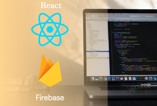 create a react firebase website