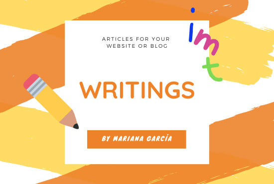 write an article for your website or blog