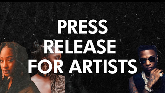write your artist bio and, or music press release
