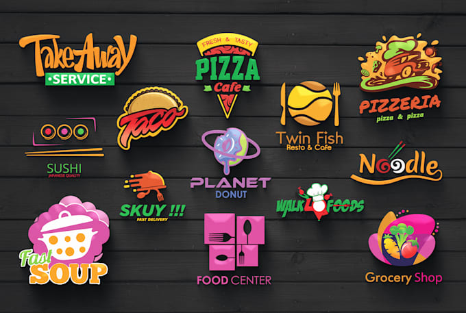 Design Restaurant, Pizza, Bbq, Food Logo, And Food Truck Design